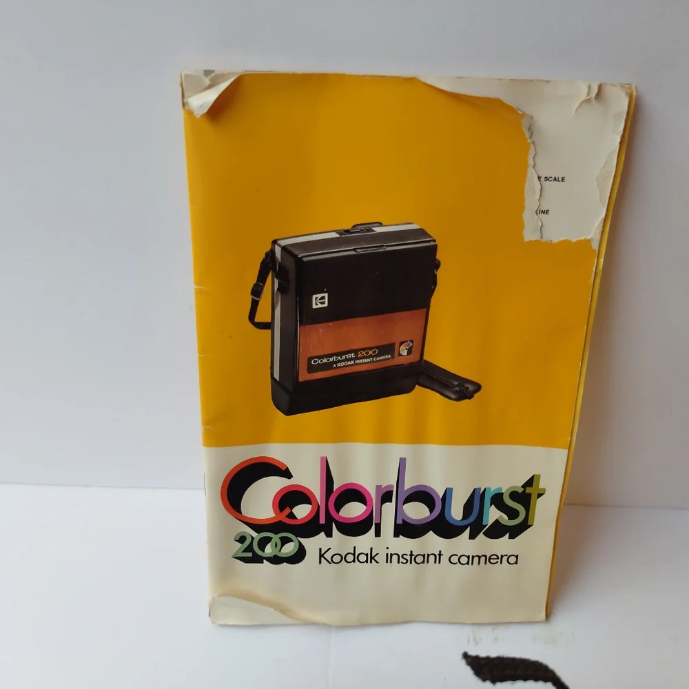 Vintage Kodak Colorburst 200 Instant Camera Booklet Box Included